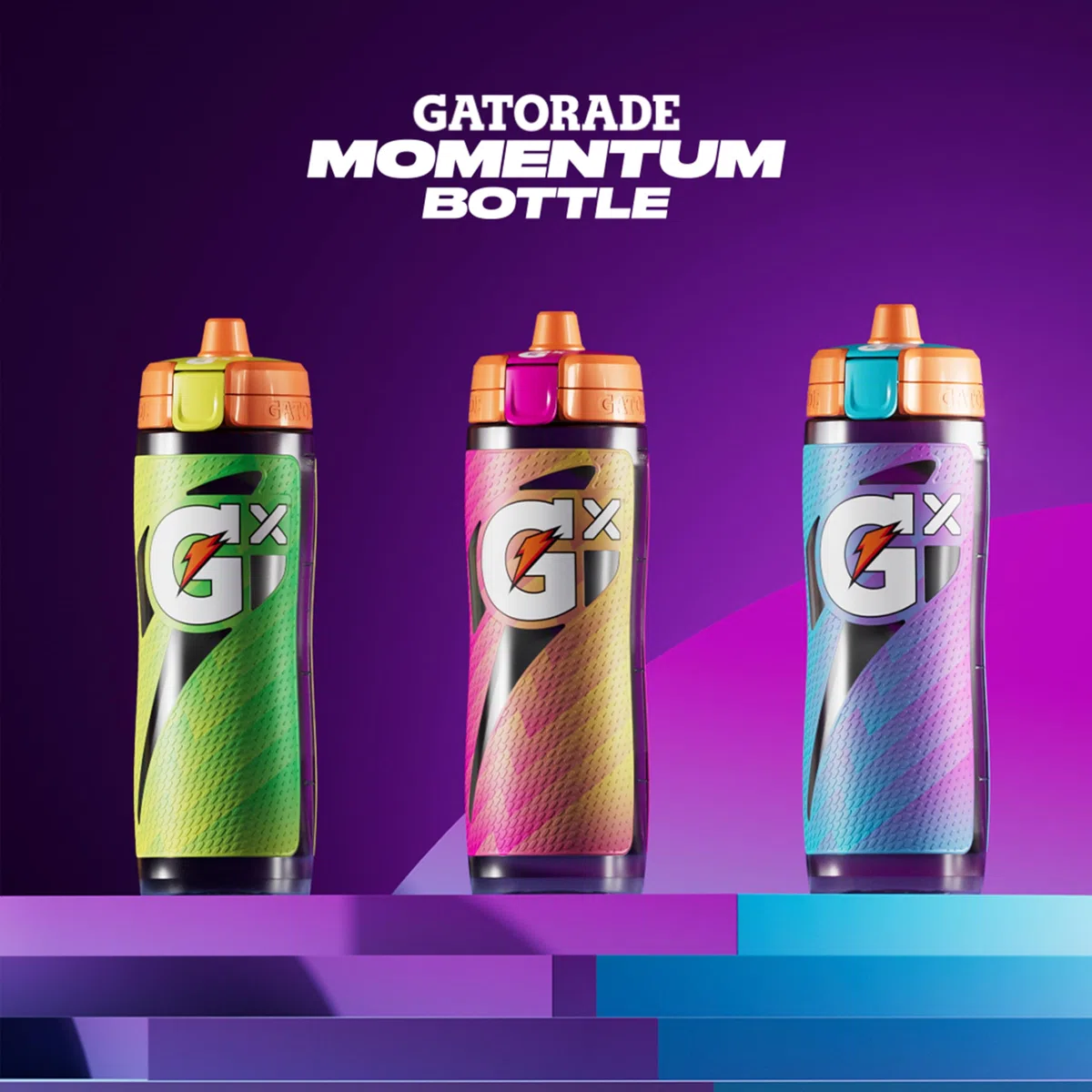 Gatorade Gx Bottiglia, Momentum Neon Blue