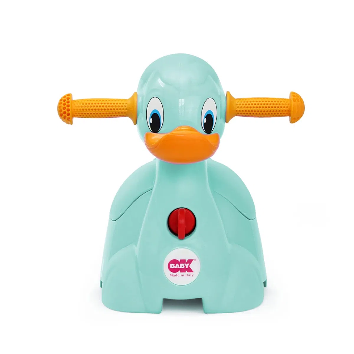 OKBABY Quack - Vasino per Bambini con Seduta Ergonomica, a Forma di Papera - Azzurro