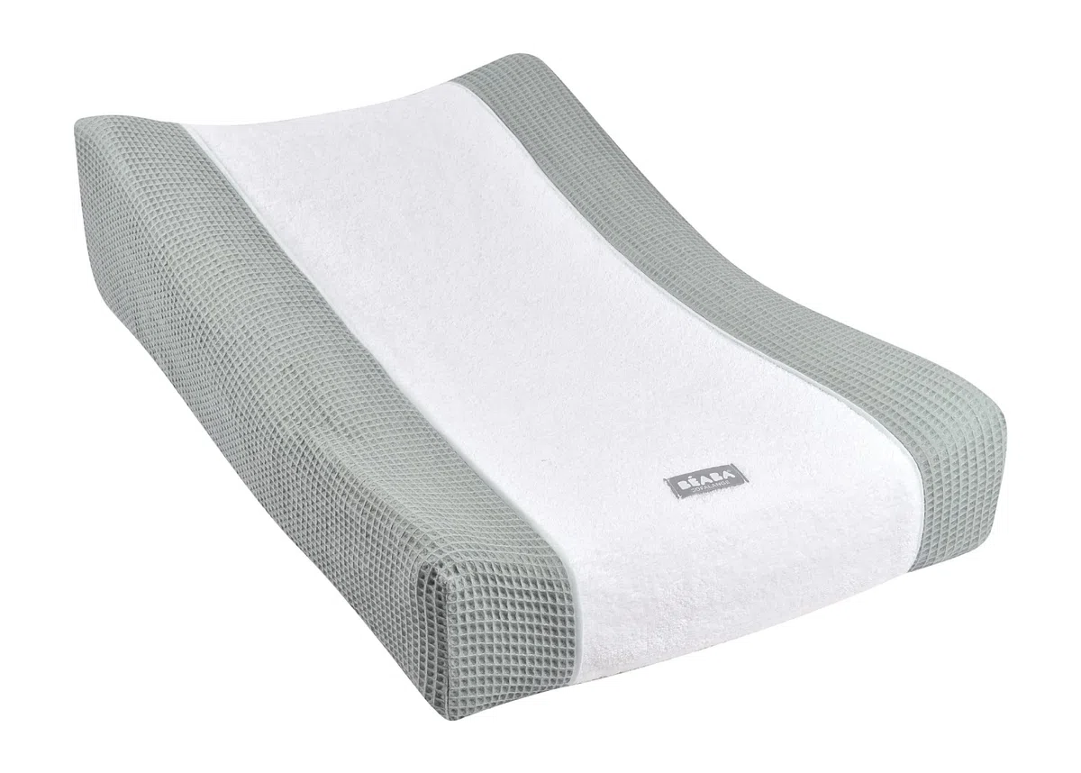 BÉABA Fodera per Materassino Fasciatoio Sofalange, 100% Cotone Biologico, Tessuto a Spugna, Lavabile in Lavatrice, Made in France, Tessuti Certificati Oekotex, Blu
