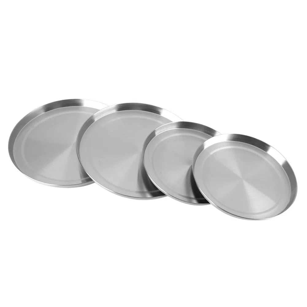 Set coprifornelli in Acciaio Inox, 4 Pezzi Coperchio di Protezione in Acciaio Inox, Coperchio di Protezione Set per fornelli elettrici