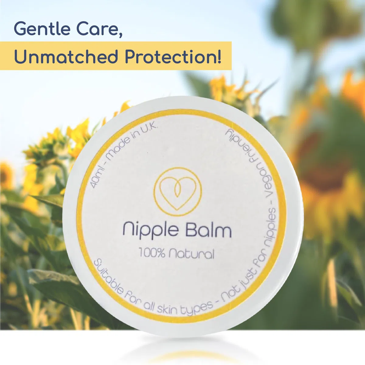 First Days - Balsamo per capezzoli 100% naturale (40 ml) in barattolo grande, non solo per capezzoli! Prodotto orgogliosamente nel Regno Unito Vegan Friendly