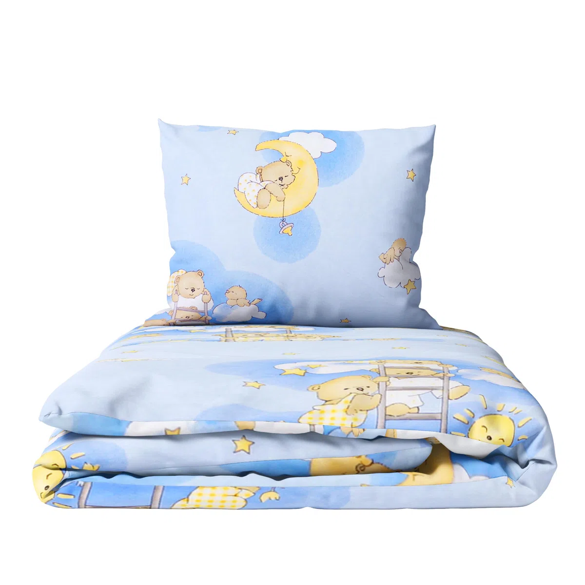 Baby Comfort Piumino e Cuscino, 2 pezzi, set di biancheria da letto per lettino, culla (12 mesi+)
