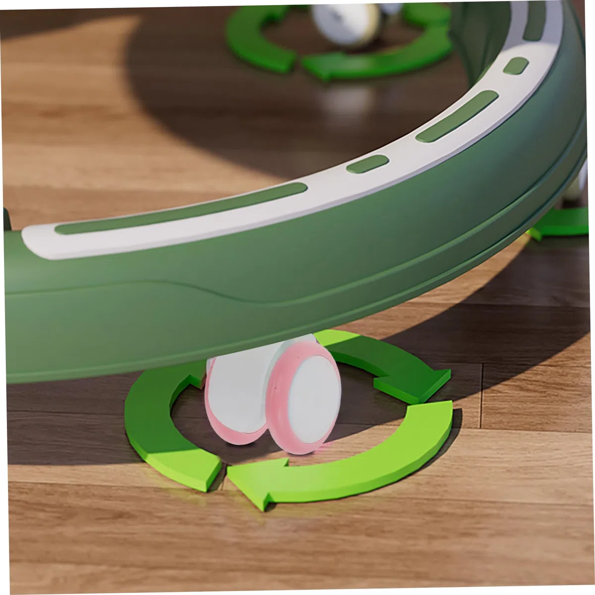 4pezzi Ruote Per Deambulatori Ruote e Gomma Per Compatibili Passeggini Facili Installare e Resistenti