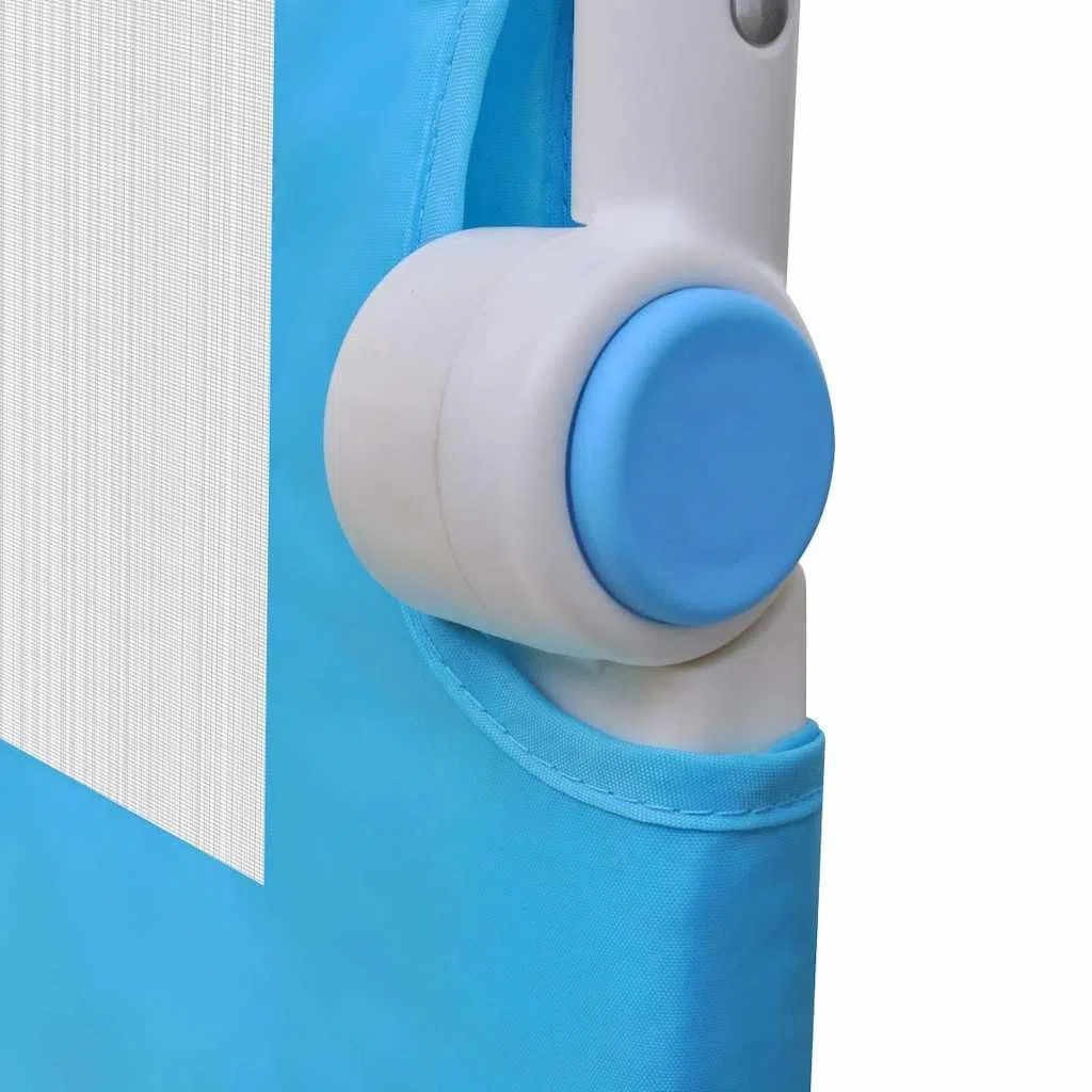 vidaXL 2 x Barriera per letto di sicurezza per bambini blu camera da letto