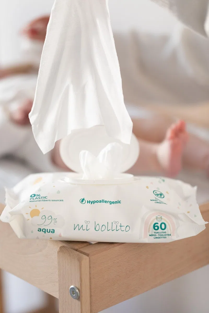 Salviette per bambini - 99% acqua pura - 100% fibre vegetali - 960 salviettine - 12 confezioni+4 gratis - aiutano a ripristinare il pH neutro della pelle del bambino - Ideale per pelli