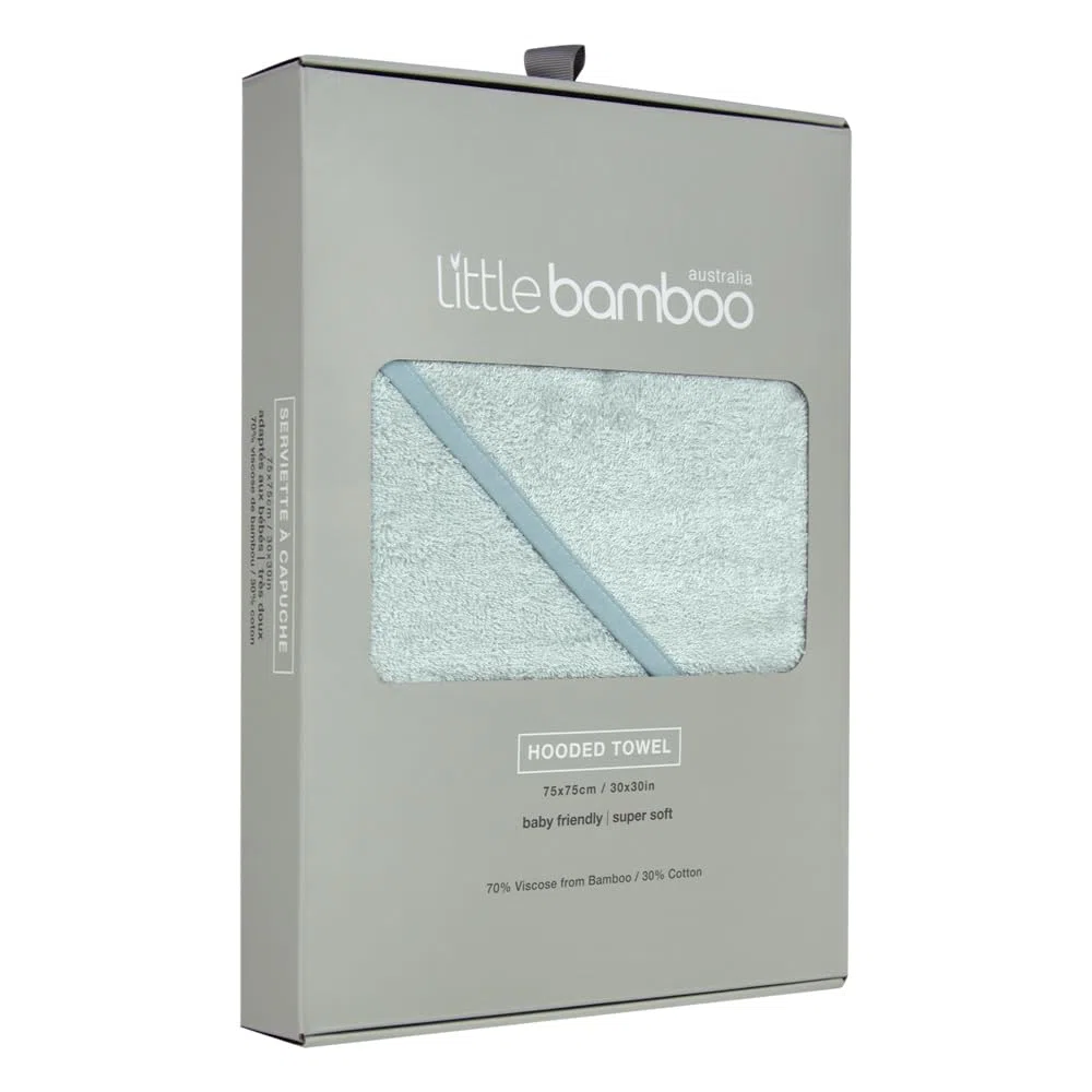 Little Bamboo Asciugamano con cappuccio - Whisper