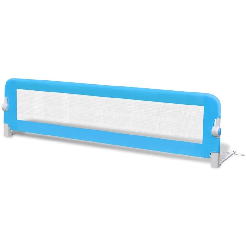 vidaXL 2 x Barriera per letto di sicurezza per bambini blu camera da letto