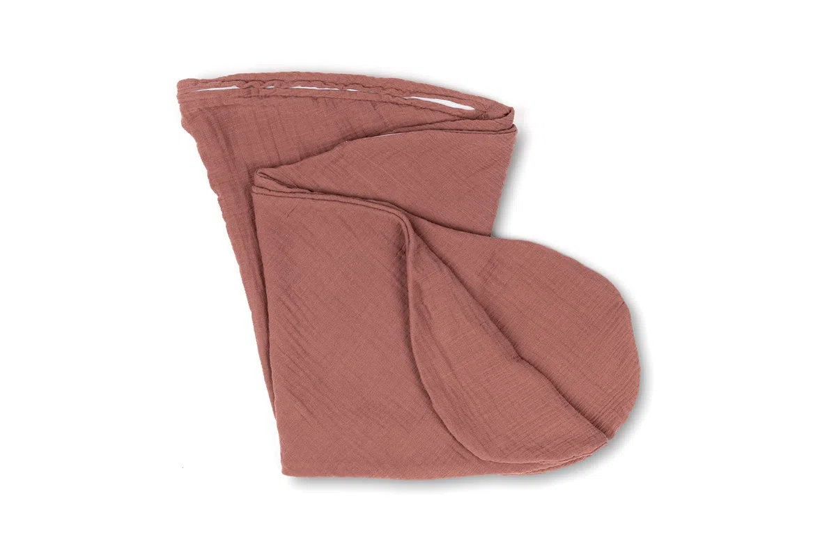 doomoo Basics – Copertura Tetra Brick per cuscino di gravidanza Comfy Big – Federa per cuscino da allattamento in cotone biologico – Nuovo stile con colori naturali per il vostro compagno di maternità