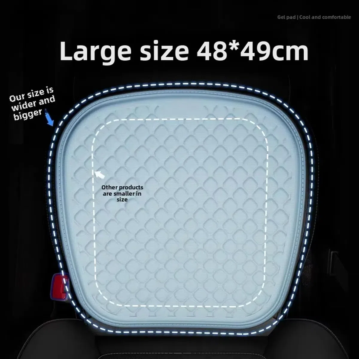 Cuscino Sedile Auto, per Jeep Avenger 2022-2025 Coprisedile Soft Confortevole Protezione Sedile Coprisedili Sedile in Memory Foam,A