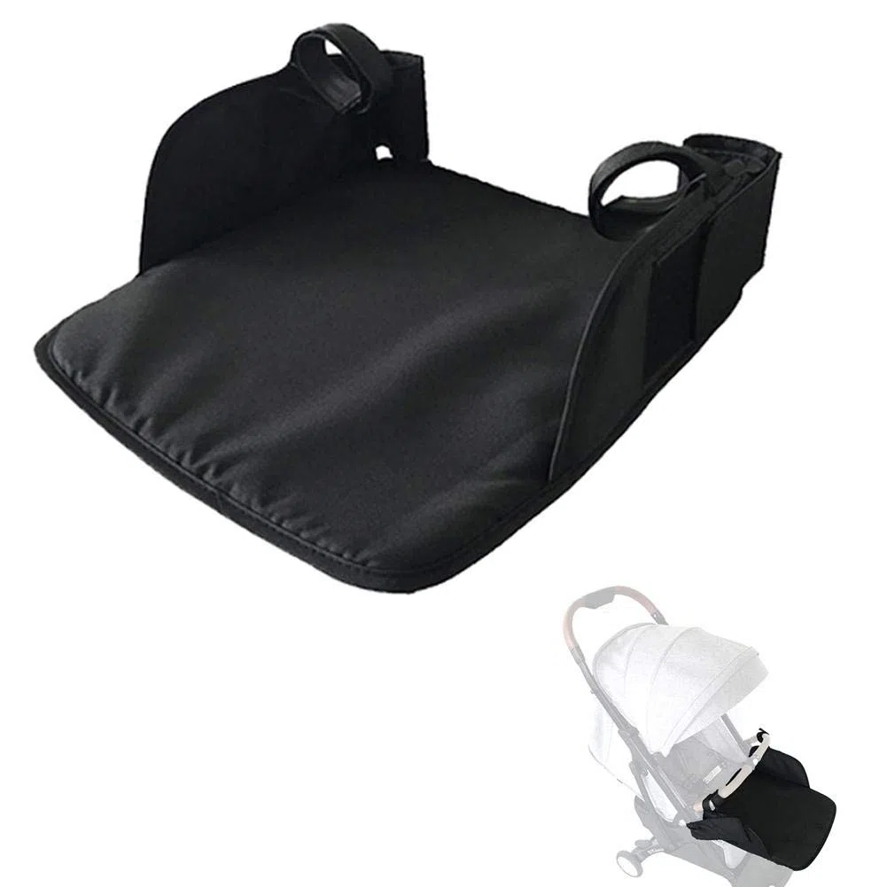 Poggiapiedi universale esteso per passeggino Passeggino Estensione del Poggiapiedi Universale Pedale Sedile Esteso Passeggino Accessorio Supporto del Piede 35x30cm (Nero)