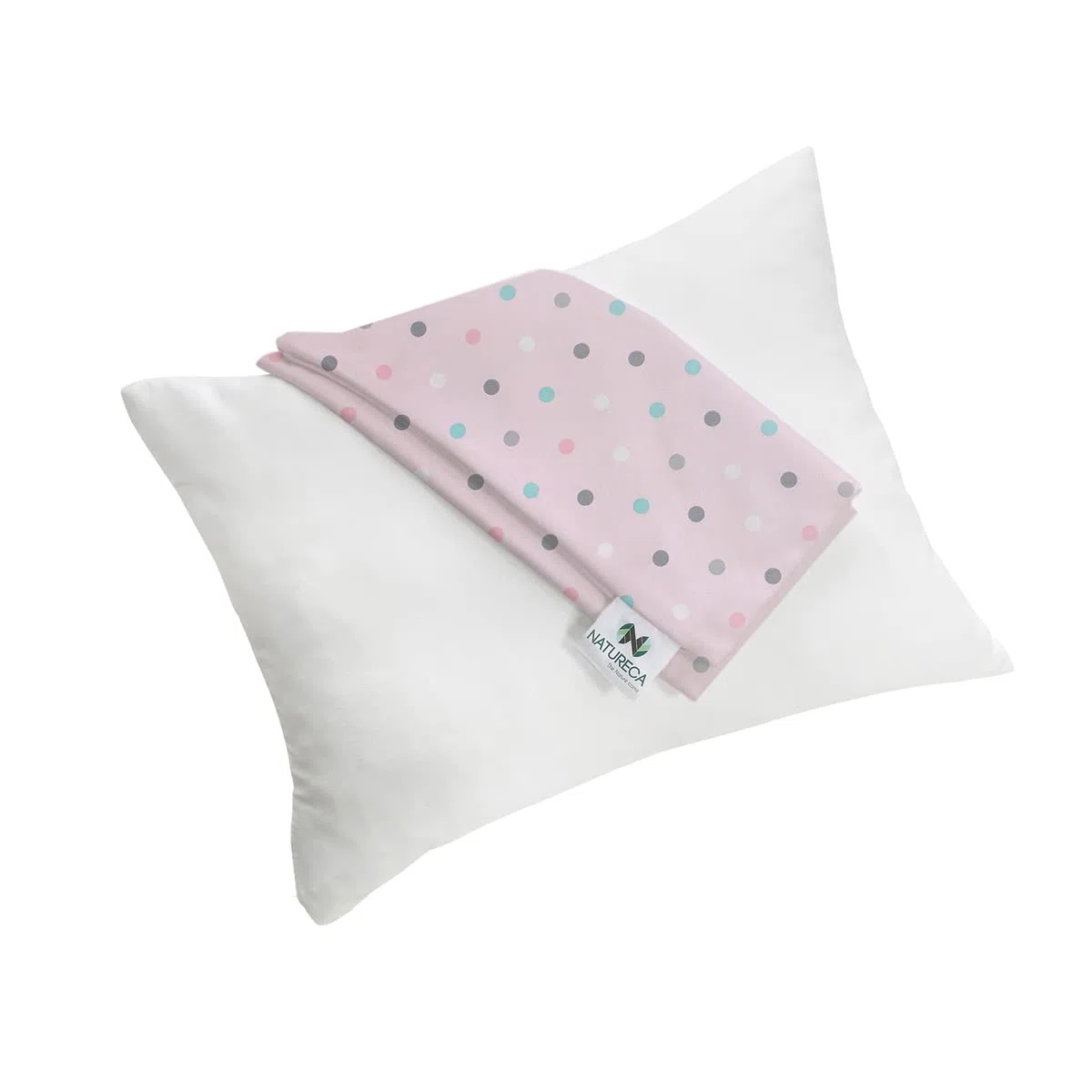 Set di 2 cuscino letto con federa in cotone, cuscini per bambini a partire da 1 anno, Guanciale per Bambino lettino neonato, Cuscini per Culla e Lettino, Cuscino decorativo 30x40