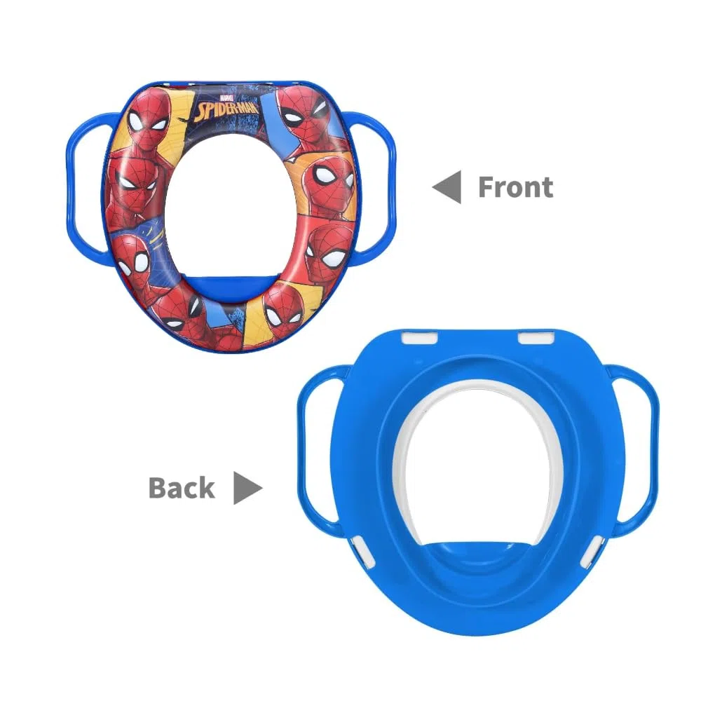 Riduttore WC per bambini Spiderman Marvel adattatore water universale con manici