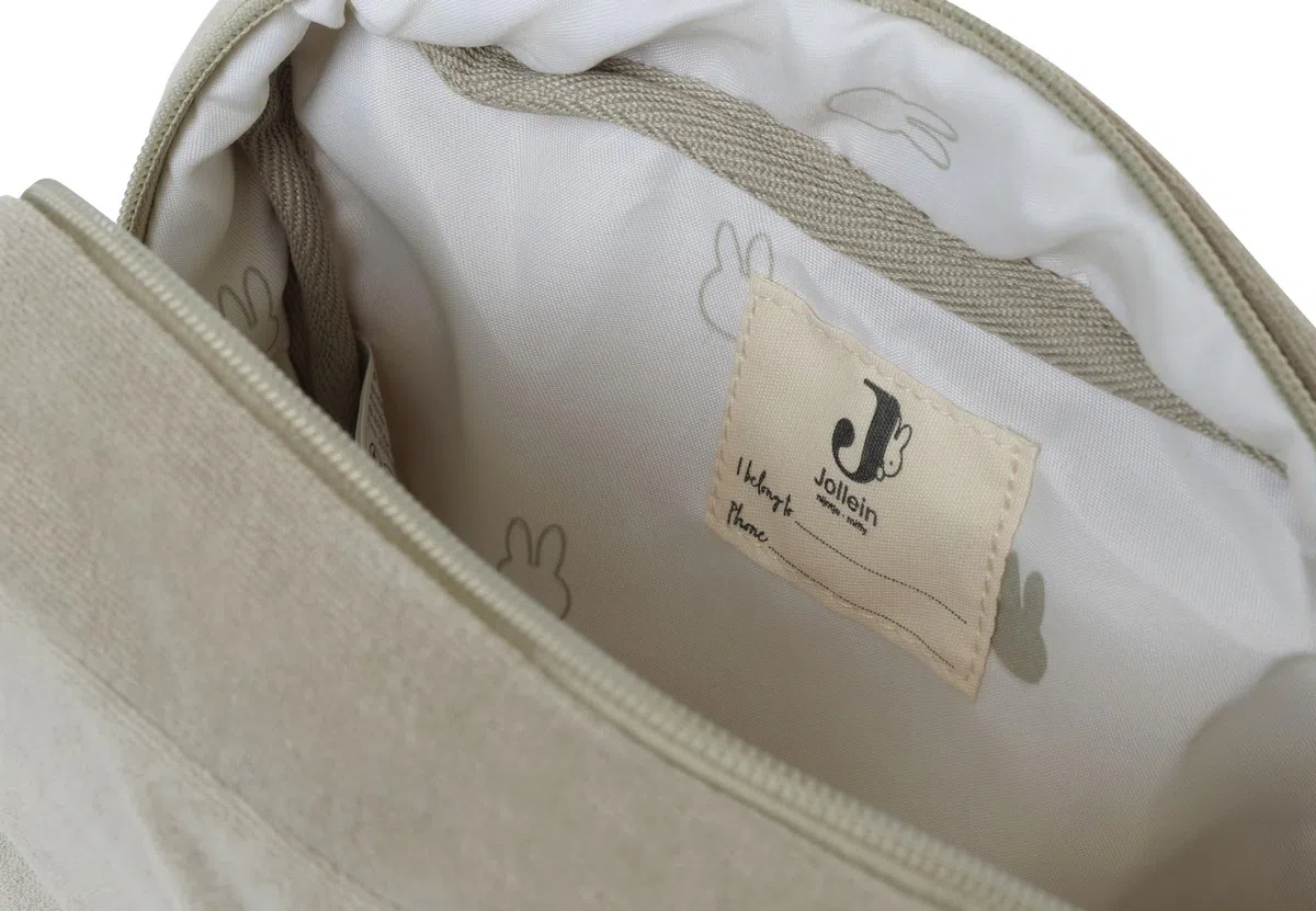 Jollein Organizzatore Borsa Miffy Spugna Verde Oliva Pannolini Cosmetici
