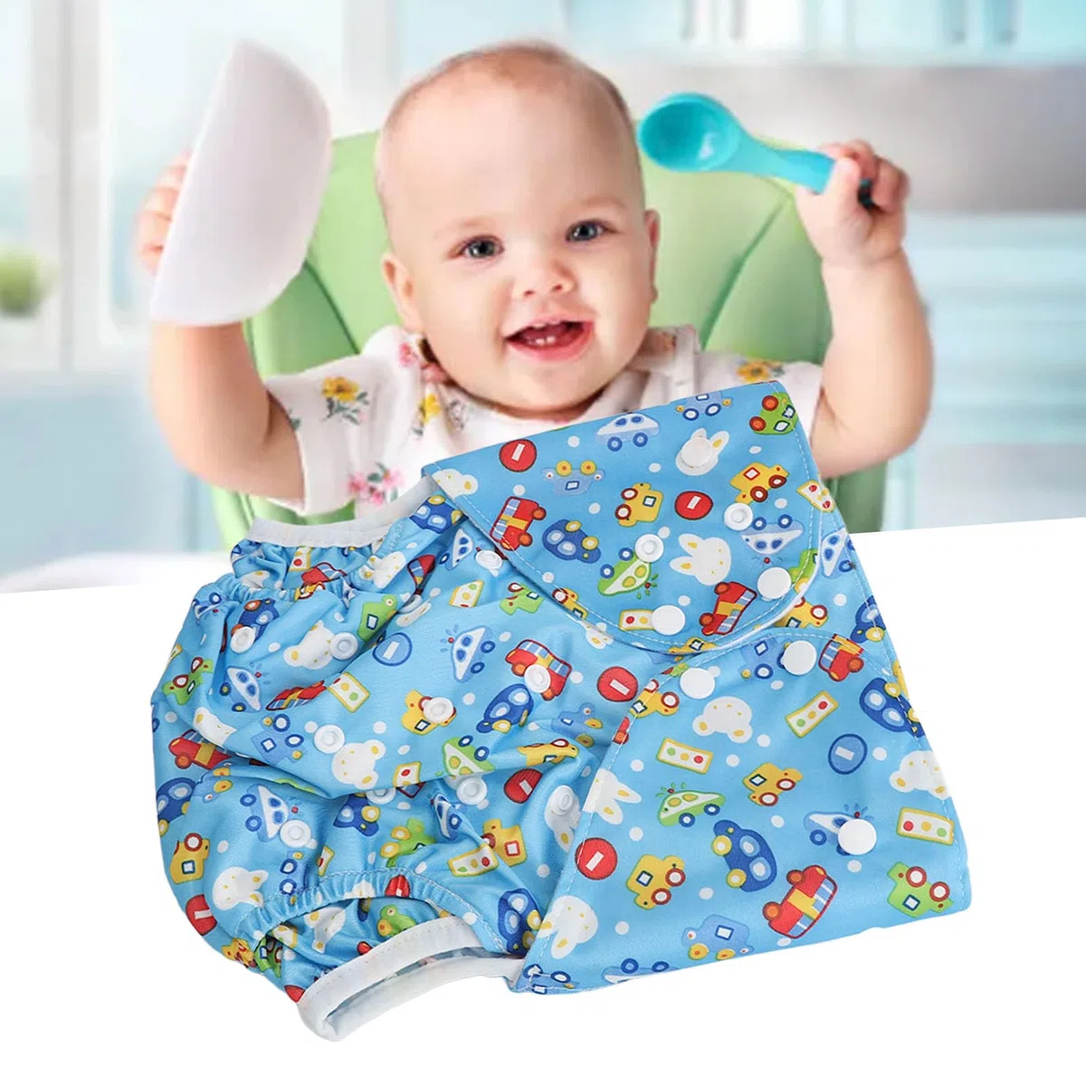 Pannolini Tascabili in Stoffa per Bambini 6 a 10 Anni, Pannolini per Bambini a Tenuta Stagna, Comfort Elastico, Vestibilità Comoda, Riutilizzabili e Lavabili, Morbidi e (H06)