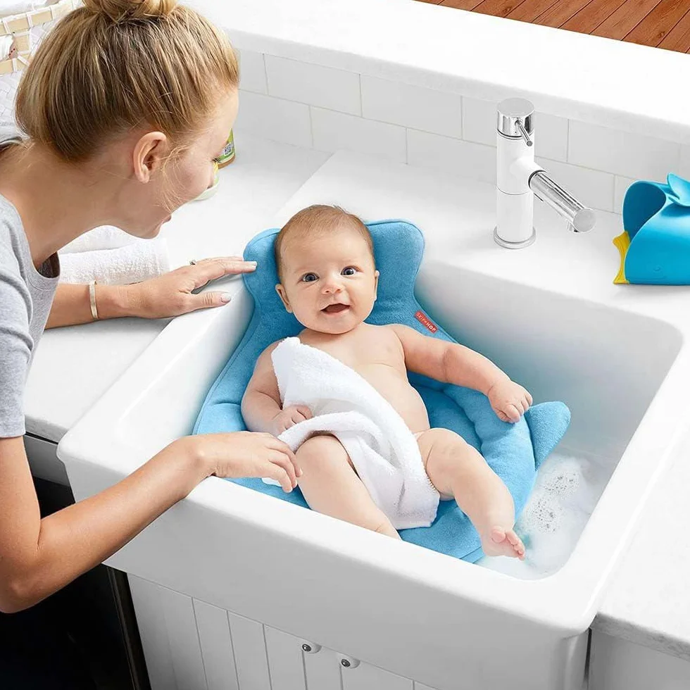 Skip Hop Moby Wal - Tappetino per il bagno dei bambini, colore: Blu