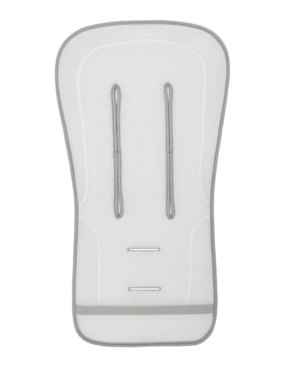 Kikkaboo inserto carrozzina antisudore superficie in cotone cuscinetto di seduta, colorazione:grigio chiaro