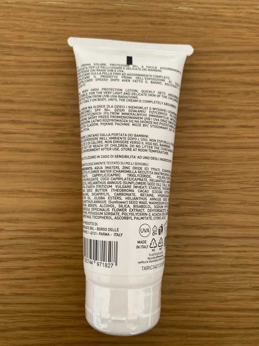 Bubble & Co Crema Solare Protezione Alta con Filtro Spf 50-100 ml