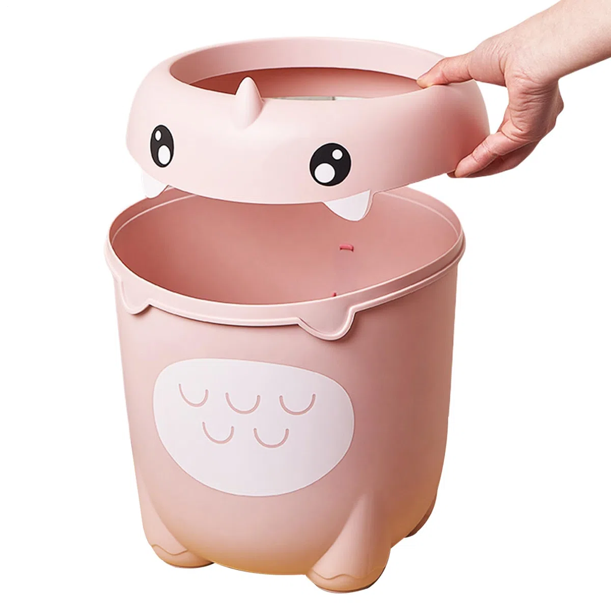 Générique Pattumiera per bambini, per bagno, cestino del fumetto, per la cameretta dei bambini, design aperto per ufficio, cucina, soggiorno, sotto tavolo, sala giochi