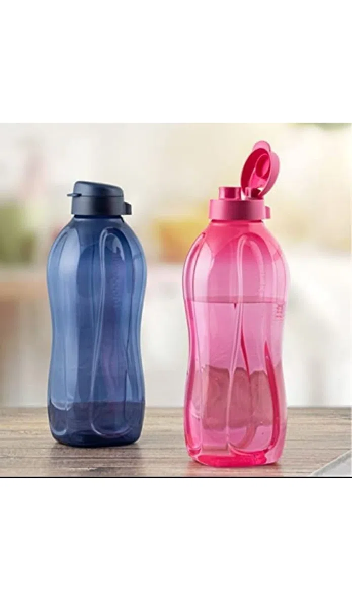 Tupperware Confezione da 2 bottiglie ecologiche in plastica da 2 litri