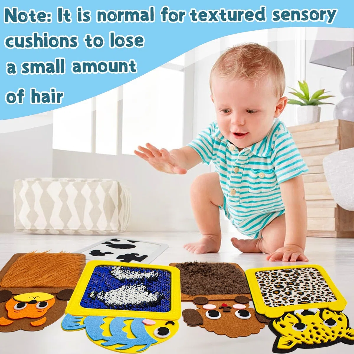 12 tappetini sensoriali, pannelli sensoriali da parete per bambini, strumenti per l'autismo, tessuto strutturato sensoriale, tappetino per animali educativi, articolo per bambini autismo,