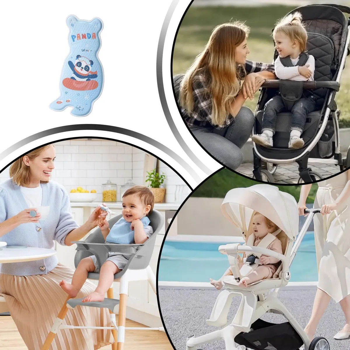 Cuscinetto Rinfrescante Seggiolino Auto,Fodera Traspirante Effetto Ghiaccio per Seggiolino Auto Bambini,cuscino rinfrescante passeggino | per viaggi all'aperto, spiaggia, campeggio, , sedia, altalena