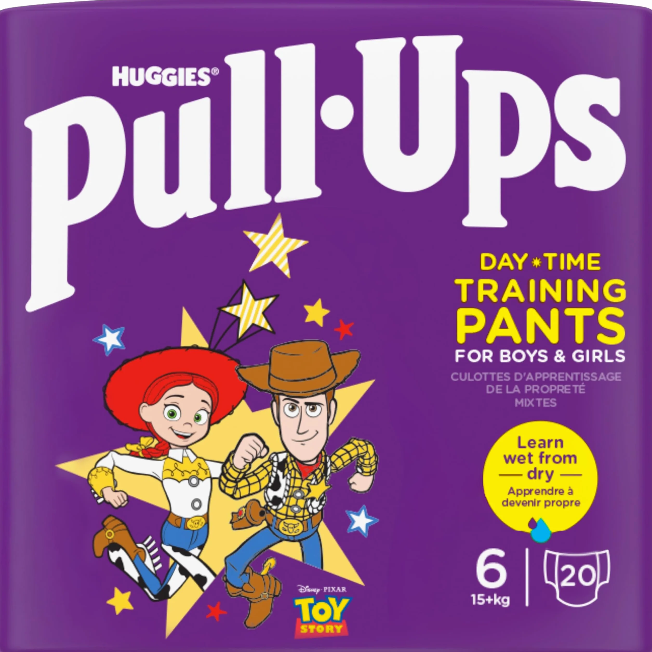 Huggies Pantaloni da ginnastica per bambini da 2 a 4 anni, taglia 6-7 (40 pantaloni) - pantaloni da allenamento per vasino per un facile allenamento in bagno - imparare a bagnare dall'asciutto