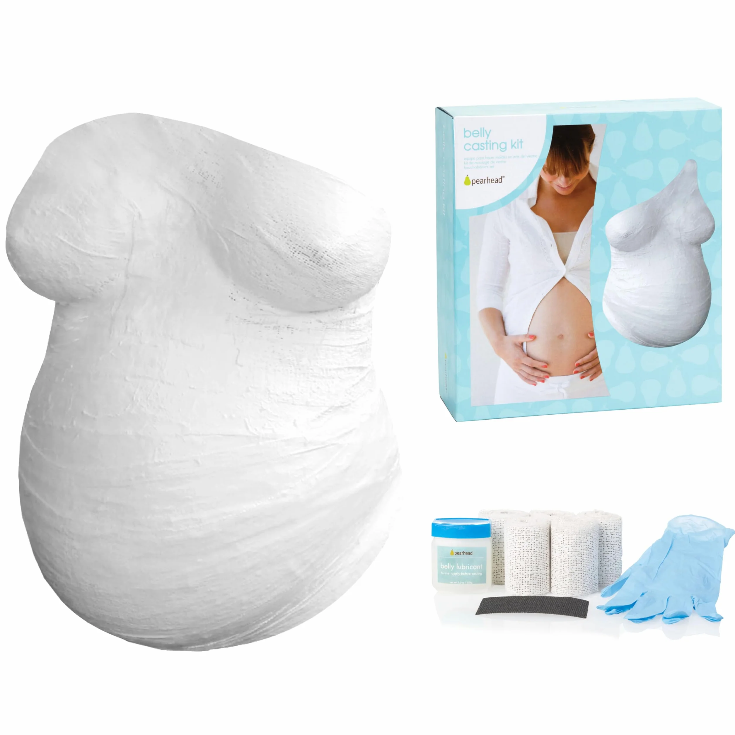 Pearhead 82100 Kit per il Calco del Pancione, Bianco