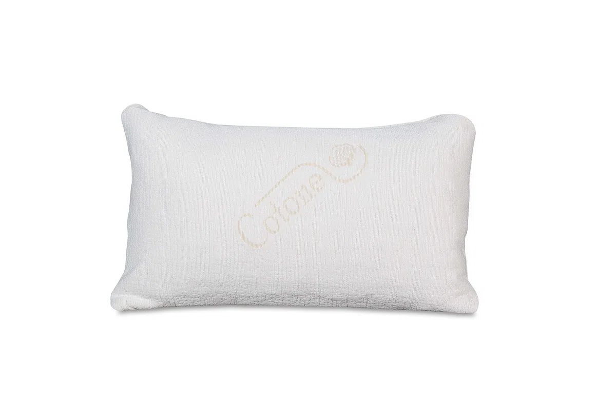 Evergreenweb - Cuscino in Memory Foam per Bambini 30x50 Alto 4 cm, Guanciale Baby per Culla o Lettino Doppia Fodera in Cotone 100% Sfoderabile e Lavabile Tessuto Traspirante Antibatterico Anallergico