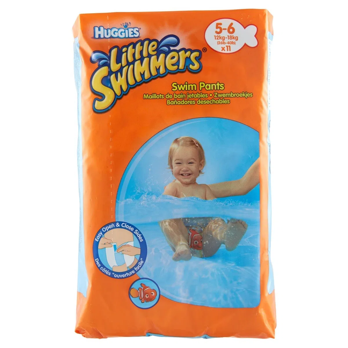 Huggies Pannolini Little Swimmers taglia 5 – 6 (11 pezzi)