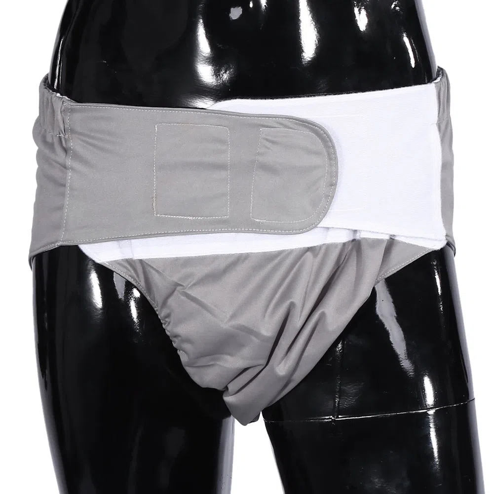 Nikou Pannolini Lavabili per Adulti, Riutilizzabile Biancheria Intima Mutande Incontinenza, Lavabili e Regolabile, Pantaloni per Pannolini traspiranti (Colore : Grigio)