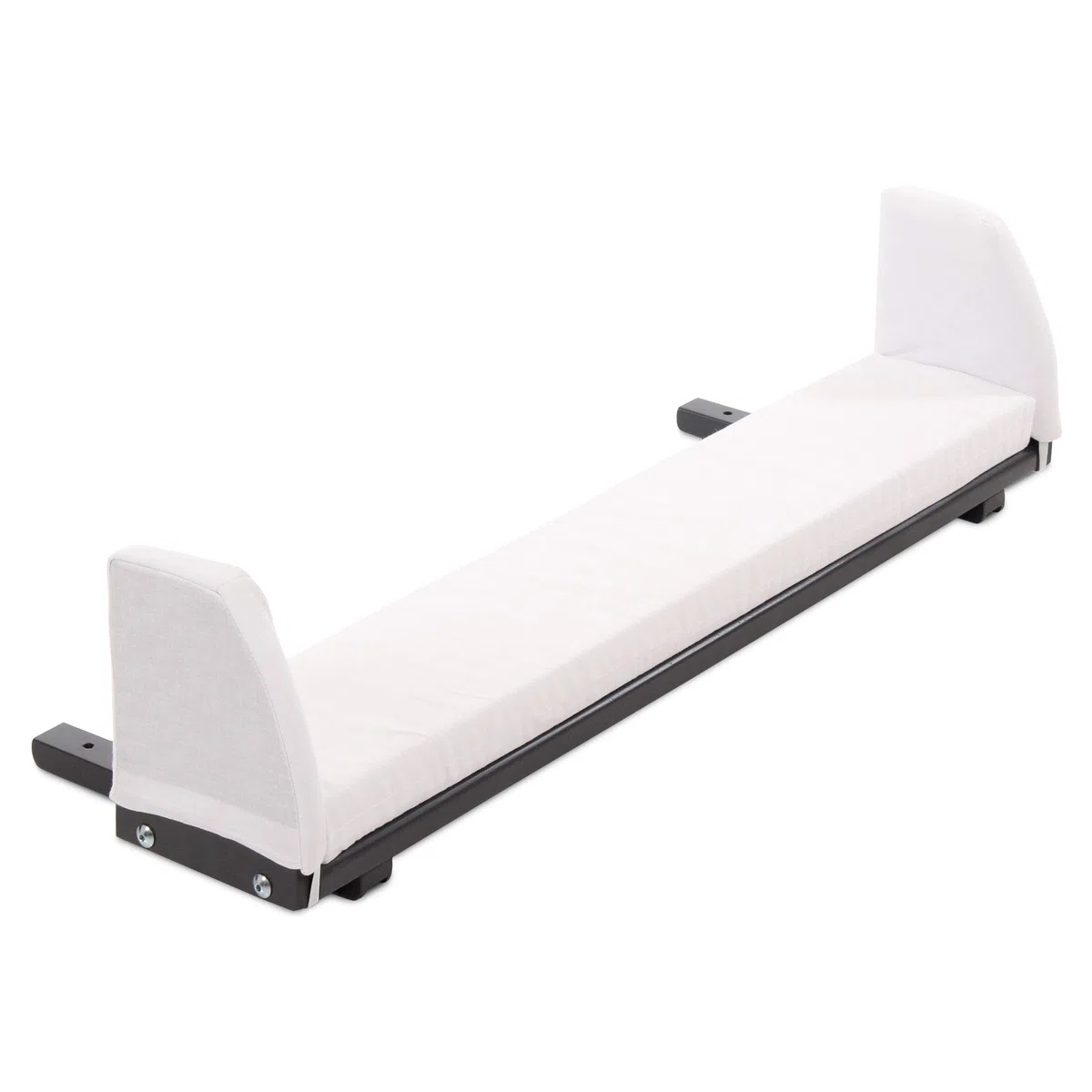 babybay Estensione lato grigio ardesia laccato, con inserto per materasso bianco, adatto per modello originale e midi