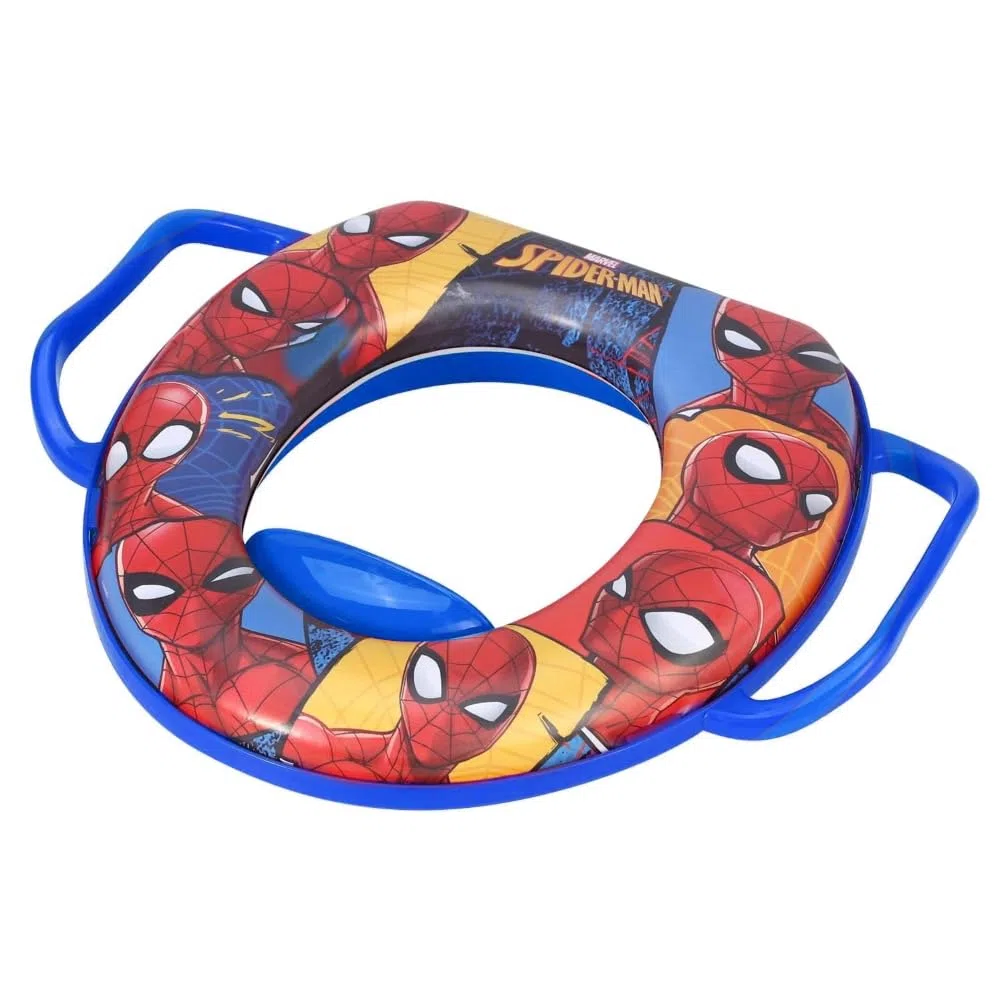 Riduttore WC per bambini Spiderman Marvel adattatore water universale con manici