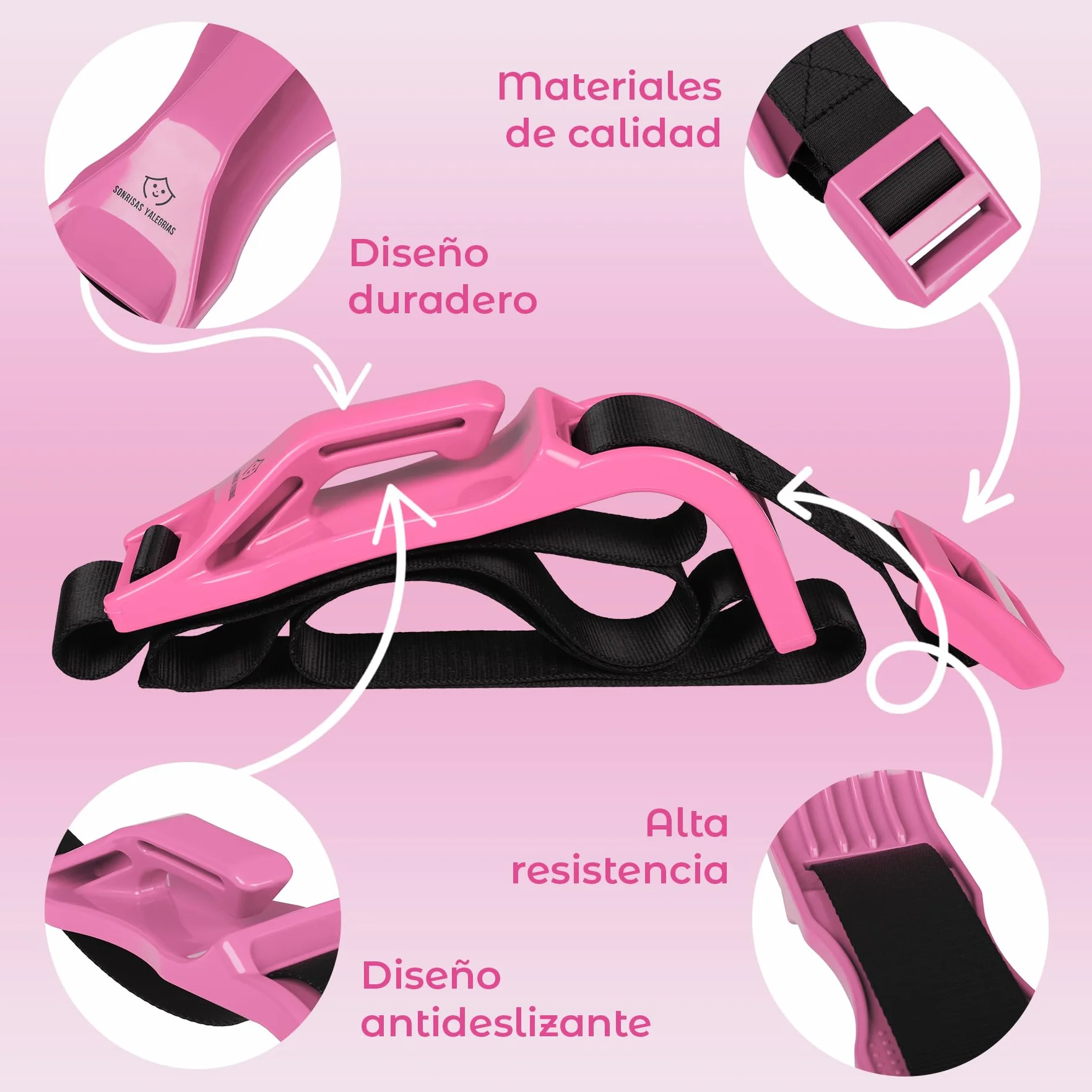Sogni e gioia Cintura di sicurezza per auto approvata SMILES AND JOYS – Adattatore per cintura di sicurezza – Protegge il tuo bambino e riduce il rischio di pressione sulla pancia – Comoda e sicura