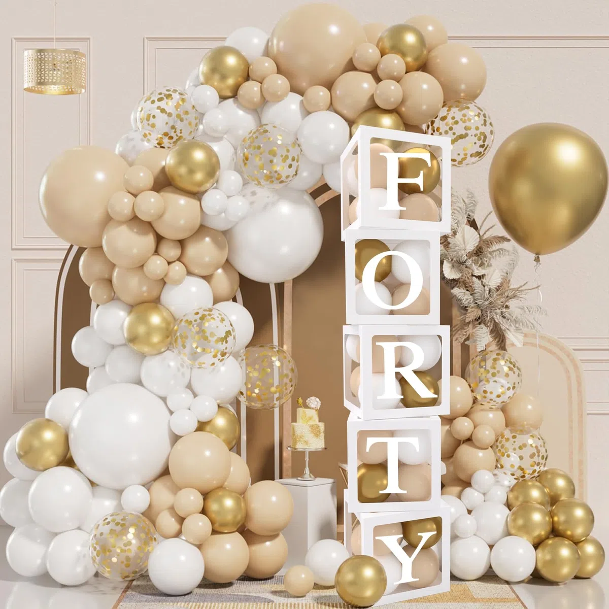 Scatola Baby Shower, 5 Pezzi Scatole Decorative Baby, 25cm Cubi Trasparente Baby con 54 Lettere per Baby Shower Decorazioni, DIY Nome, Compleanno, Battesimo Bimbo Bimba, Gender Reveal Party