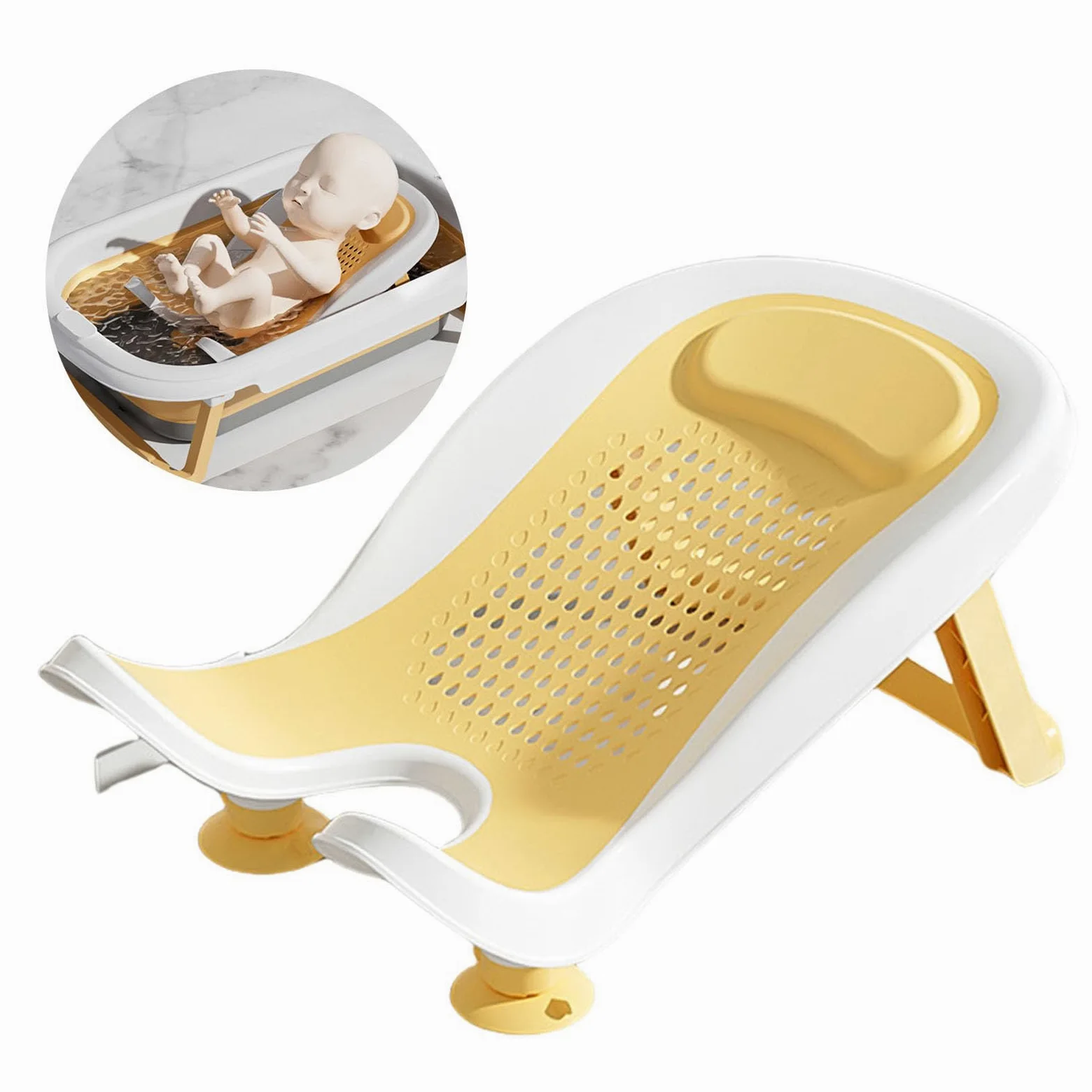 Neonati Butt Wash Tool Bambini Bagno Stand Portatile Baby Ass Lavaggio Stand Può Sedersi o Sdraiarsi per il Lavaggio