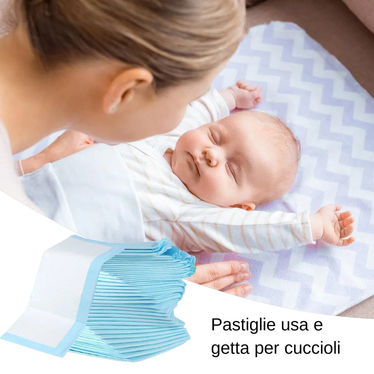 Fodere Per Fasciatoio Per - Tappetino Per Fasciatoio Da 100 Pezzi Per | Sotto I Cuscinetti Morbidi E Traspiranti 33x45 Cm | Pannolino Per Bambini Adulti Animali Domestici