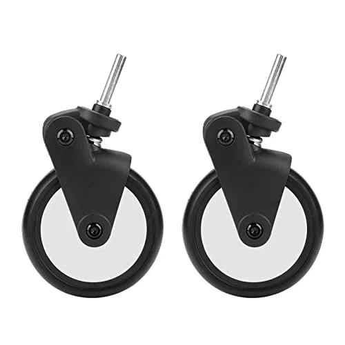 Ruota per Passeggino,Set di Ruote Anteriori per Passeggino Ruote Anteriori in Gomma Accessorio per Ruota per Passeggino per Ruota Yoya/Vovo Carrozzina per Bambini(Un Ruota Posteriore Yoyo Babyzen