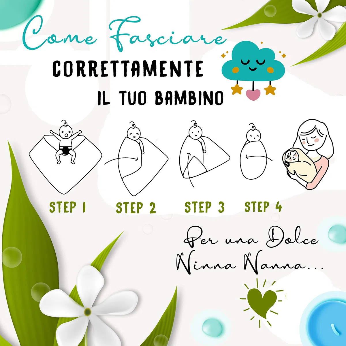 Mussole Neonato Bamboo 100% Biologico, 3 Copertine In Mussola, 120x120, Copertina Neonati Per Culla, Passeggino, Ovetto, Morbide, Sicure, Per Tutte Le Stagioni Più Portaciuccio Omaggio Leolea