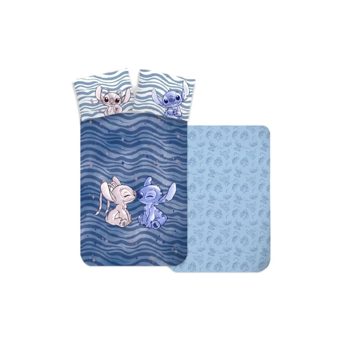 Brandmac Stitch & Angel, copripiumino 100 x 135 cm + federa 40 x 60 cm, reversibile