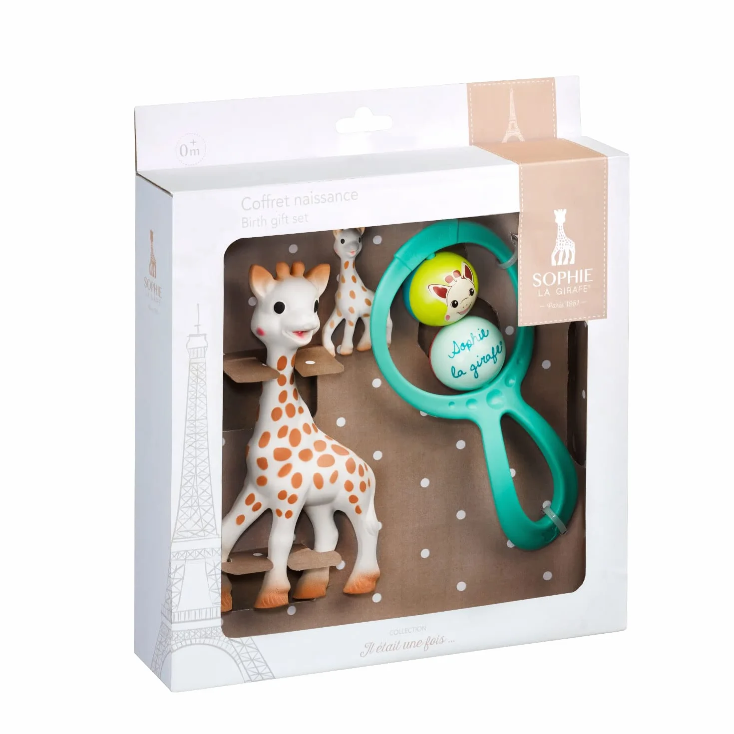 Sophie la girafe - Confezione Regalo Per Neonato Sophie la girafe, Include 1 Giocattolo Da Masticare In Gomma