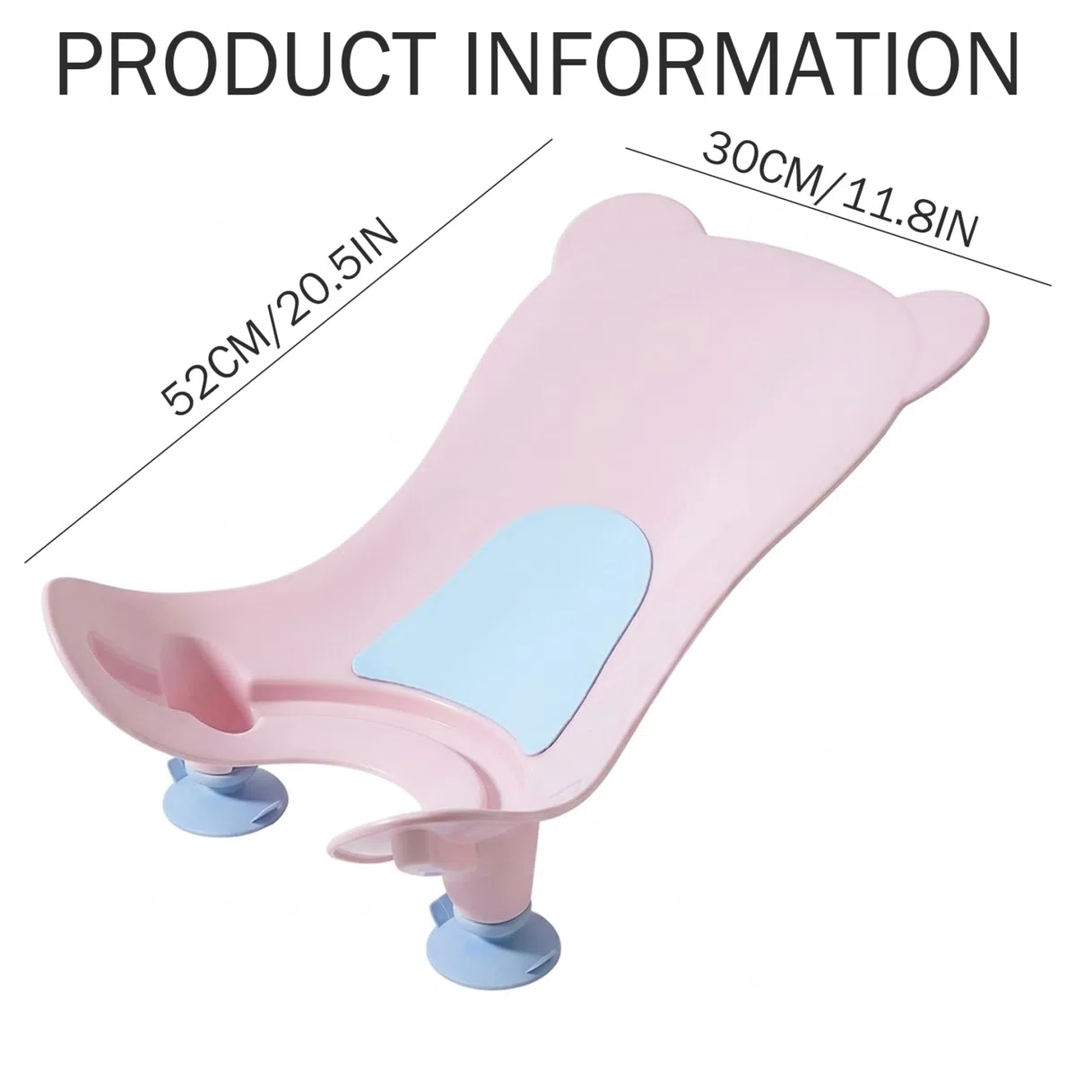 Supporto per il bagno del lavandino del bambino Supporto portatile per il bagno del neonato per risciacquo a mani libere, bidet per bambini per un facile cambio del pannolino, lavatrice