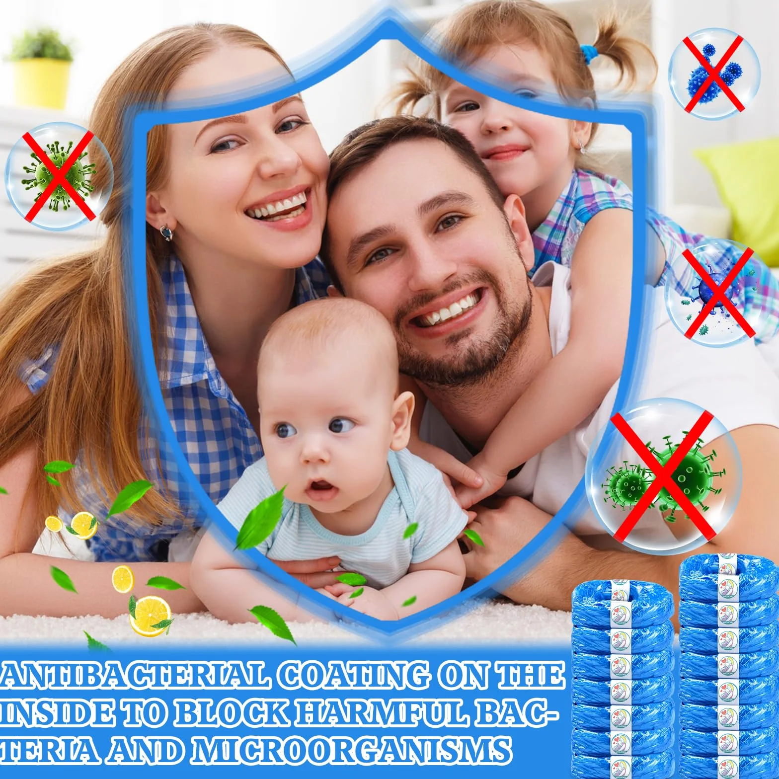 15 Pezzi Ricarica Mangiapannolini, Ricariche Mangiapannolini Antiodore Addensata, Sacchetti Mangiapannolini Compatibile con Tommee Tippee, Twist & Click, LitterLocker Maialino Foppapedretti Angelcare