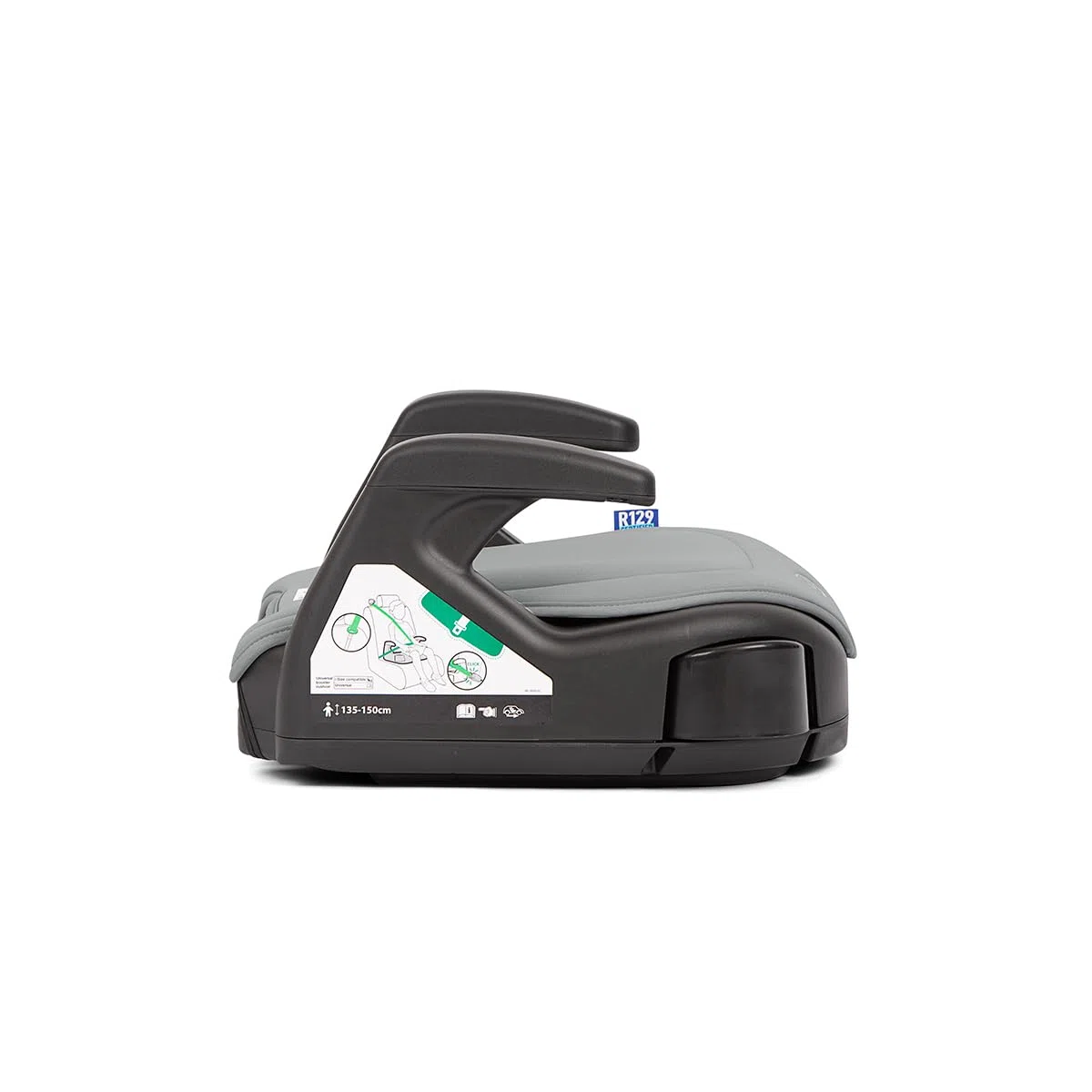 Graco - Booster Basic R129 Rialzo senza schienale, per bambini di altezza 135-150 cm (da 7 a 12 anni circa), colore Opal Sky