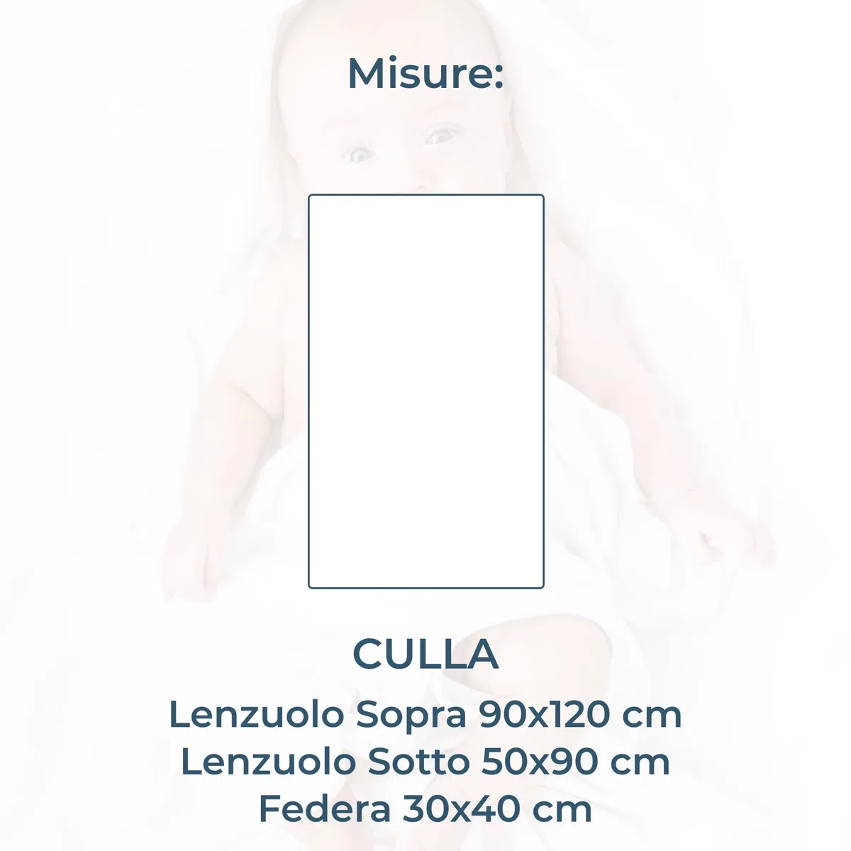 Lisola Set Lenzuola Culla Neonato, Puro Cotone, con Federa, Tinta Unita, Made in Italy, Lavabile in Lavatrice, 8 Colori Diversi, Regalo per Neonato, Maschio e Femmina (Culla, Bianco)