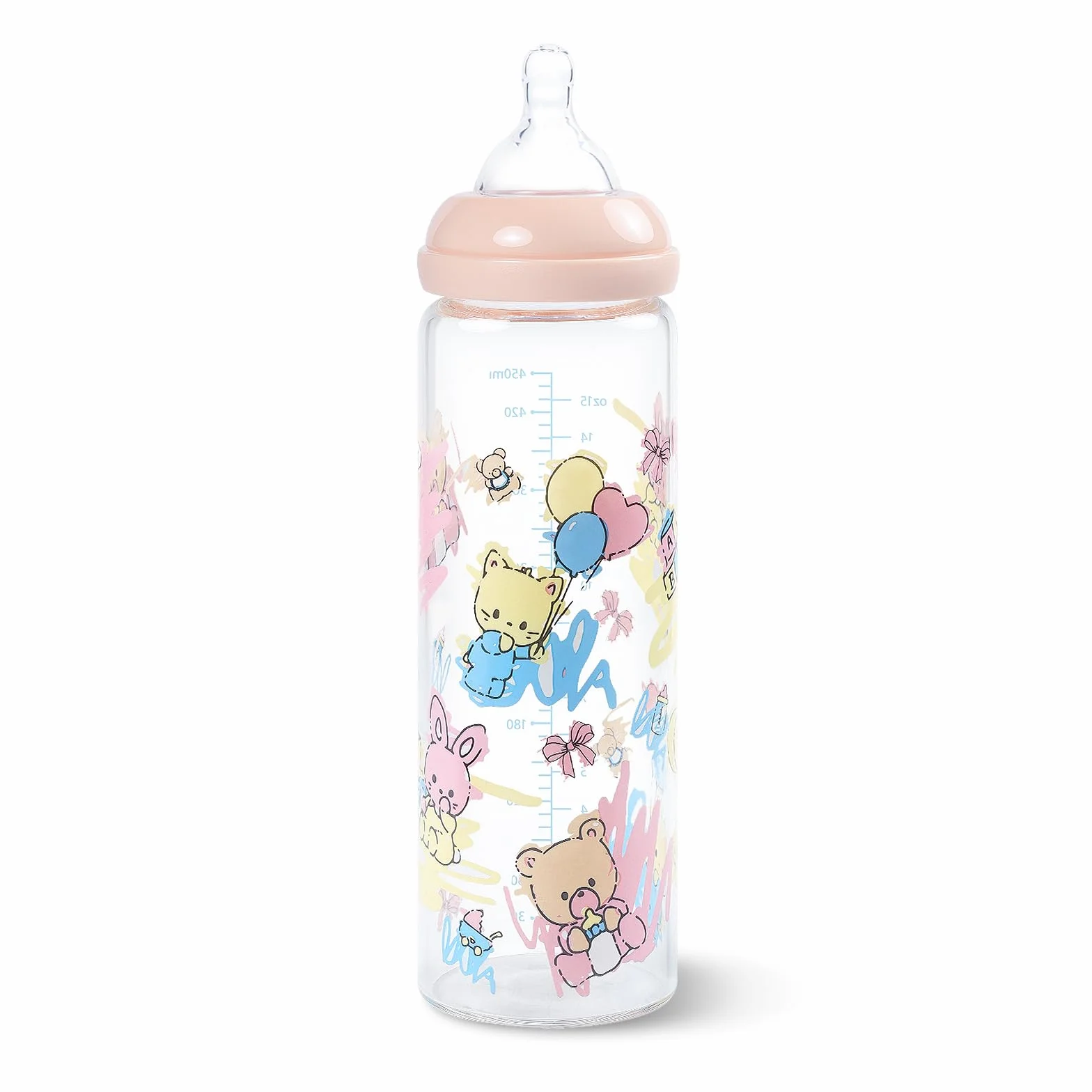 LittleForBig Biberon per adulti Ultra Stampato Speciale Vetro Oversize Alimentazione Bambino Cuties Modello