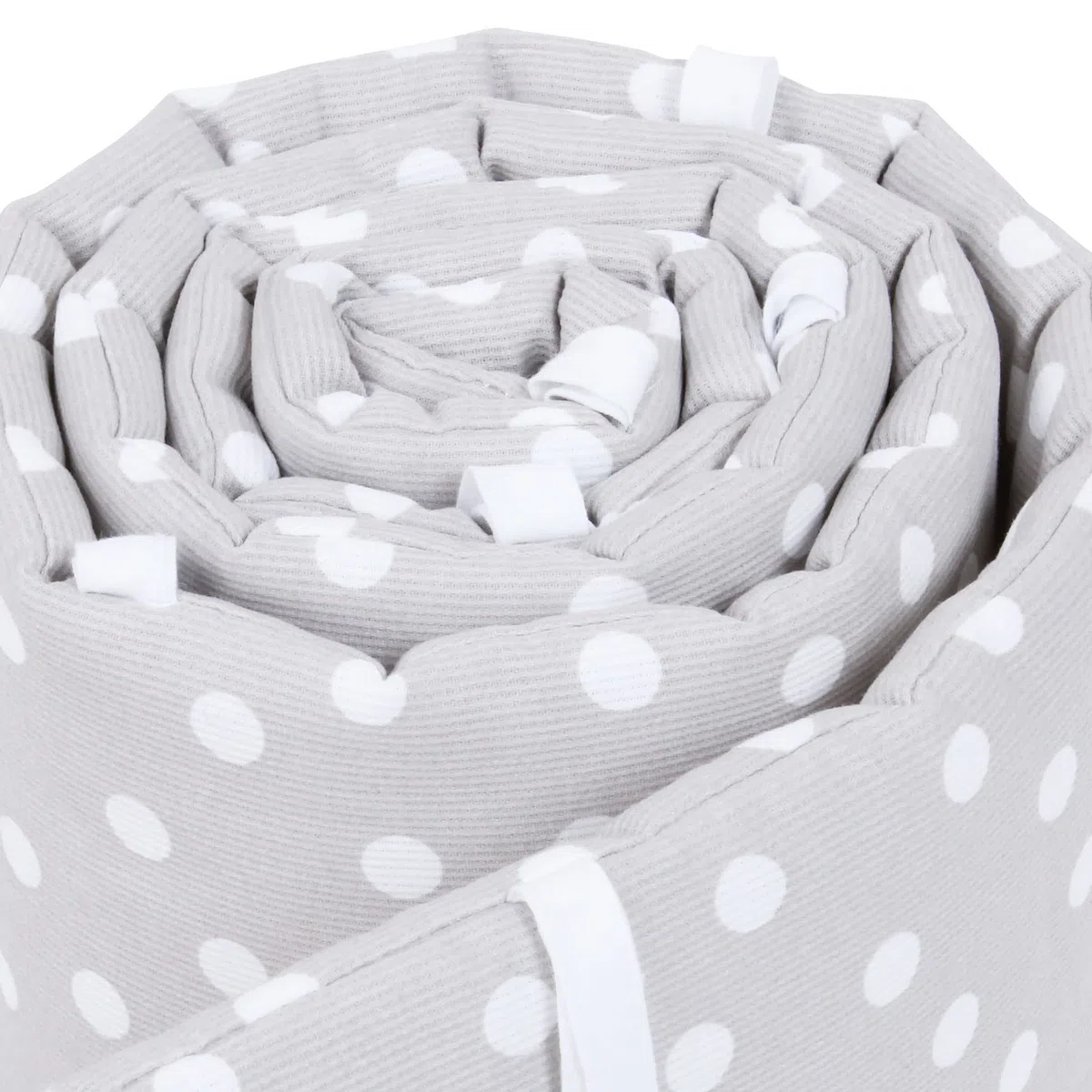 Babybay Babynest Mesh-Piqué Suitable For Model Maxi, Boxspring, Comfort And Comfort Plus, Pearl Grey Points White - 200 g