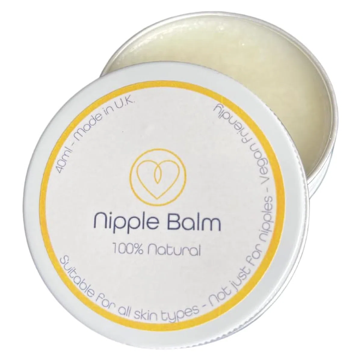 First Days - Balsamo per capezzoli 100% naturale (40 ml) in barattolo grande, non solo per capezzoli! Prodotto orgogliosamente nel Regno Unito Vegan Friendly