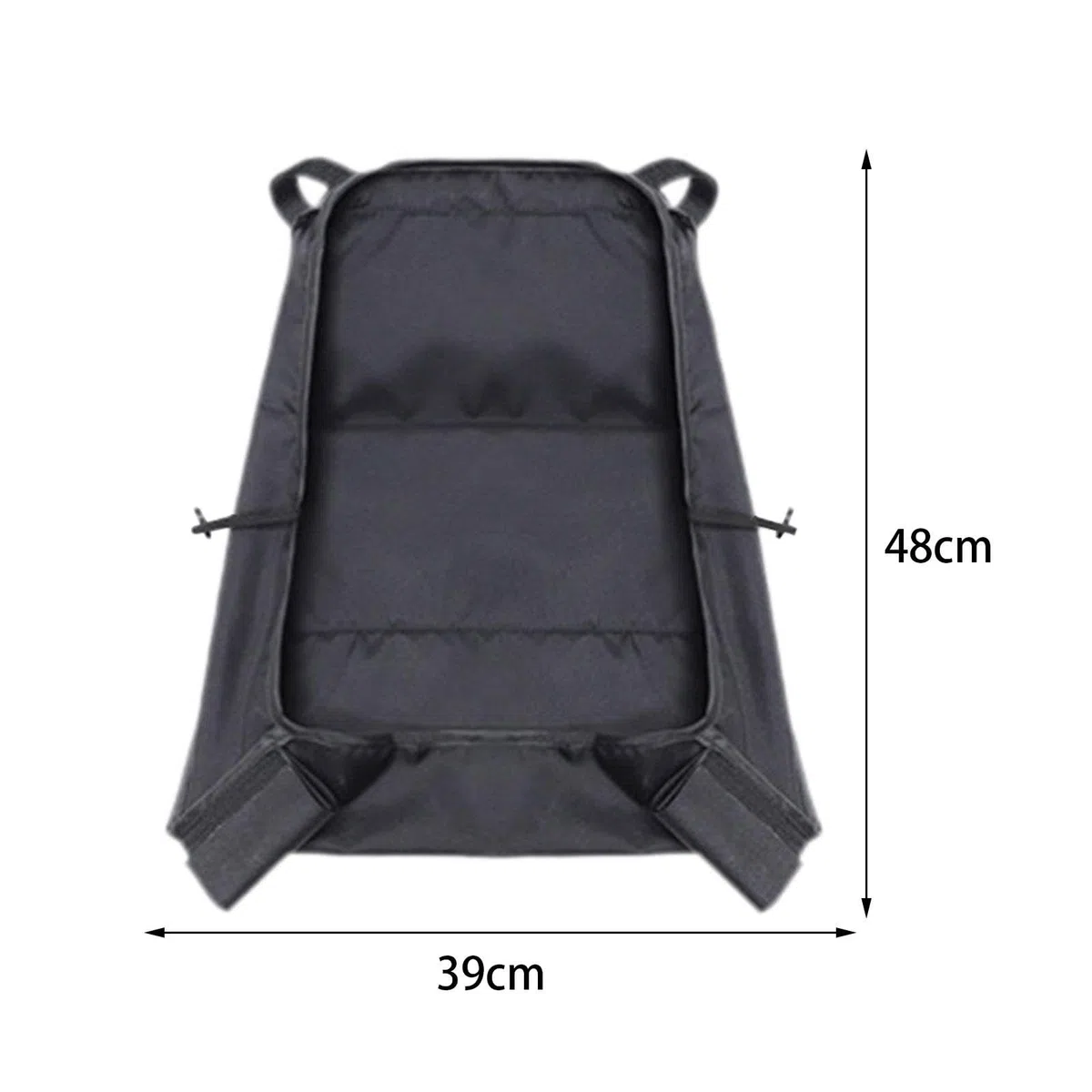 perfk Carrello per per Passeggino, Cestino per Carrozzina, Borsa per Organizer Portatile, Accessori per, Organizer per Lo Shopping, Viaggi, Nero