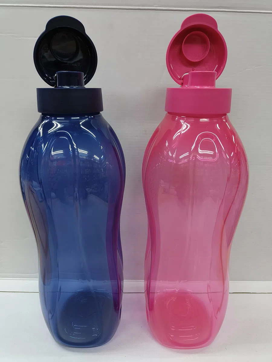 Tupperware Confezione da 2 bottiglie ecologiche in plastica da 2 litri