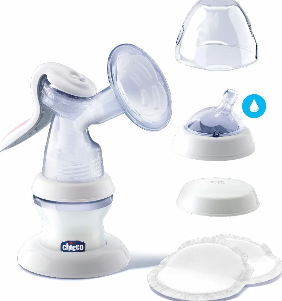 Chicco Natural Feeling Tiralatte Manuale, Confortevole e Veloce, con Estrazione del Latte Facilitata